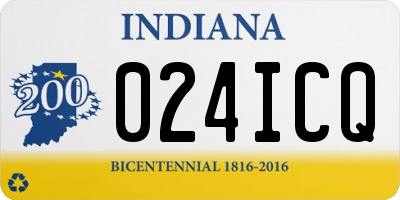 IN license plate 024ICQ