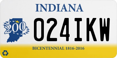 IN license plate 024IKW