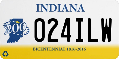 IN license plate 024ILW