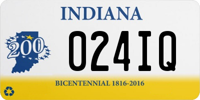 IN license plate 024IQ