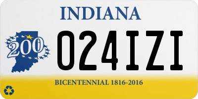 IN license plate 024IZI