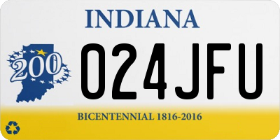 IN license plate 024JFU