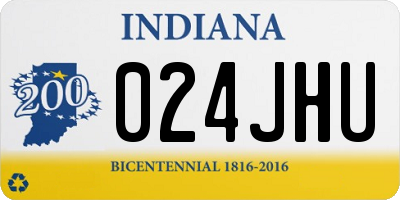 IN license plate 024JHU