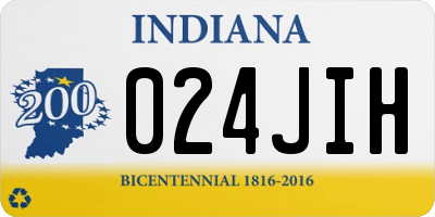 IN license plate 024JIH