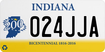 IN license plate 024JJA