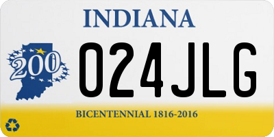 IN license plate 024JLG