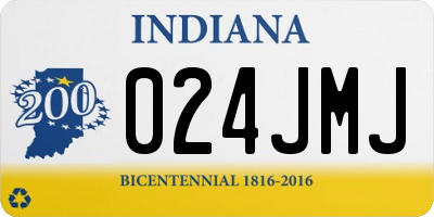IN license plate 024JMJ