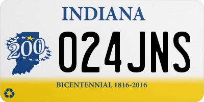 IN license plate 024JNS
