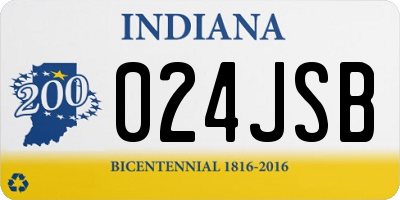 IN license plate 024JSB