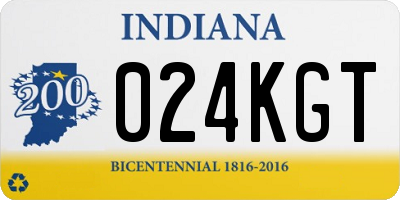 IN license plate 024KGT