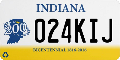 IN license plate 024KIJ