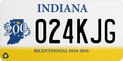 IN license plate 024KJG