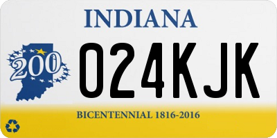 IN license plate 024KJK