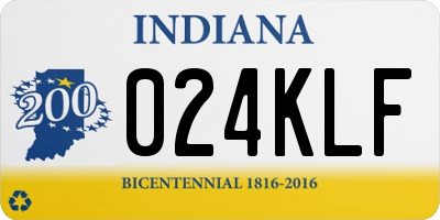 IN license plate 024KLF