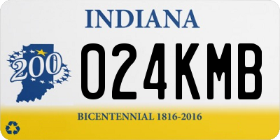 IN license plate 024KMB