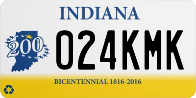 IN license plate 024KMK