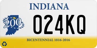 IN license plate 024KQ