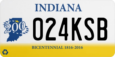 IN license plate 024KSB