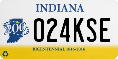 IN license plate 024KSE