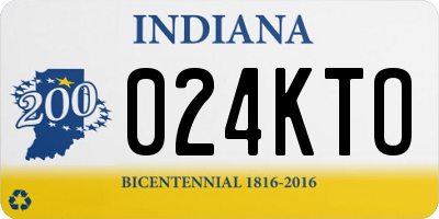 IN license plate 024KTO