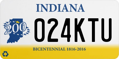 IN license plate 024KTU