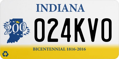 IN license plate 024KVO