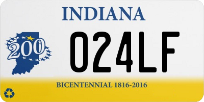 IN license plate 024LF