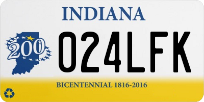 IN license plate 024LFK