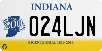 IN license plate 024LJN