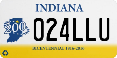 IN license plate 024LLU
