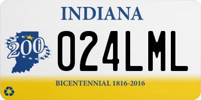 IN license plate 024LML