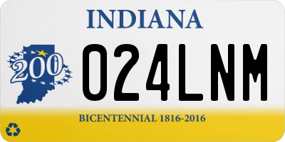 IN license plate 024LNM
