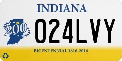 IN license plate 024LVY