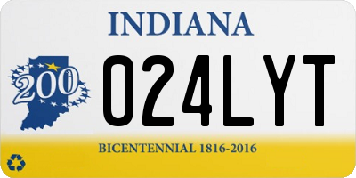 IN license plate 024LYT