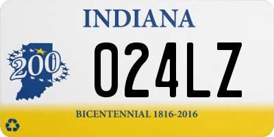 IN license plate 024LZ