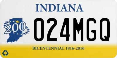 IN license plate 024MGQ