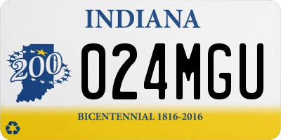 IN license plate 024MGU