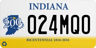 IN license plate 024MQO