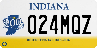 IN license plate 024MQZ