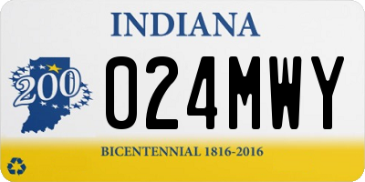 IN license plate 024MWY