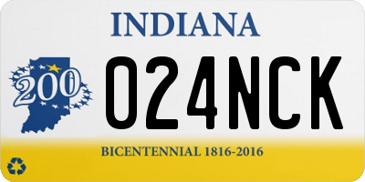 IN license plate 024NCK