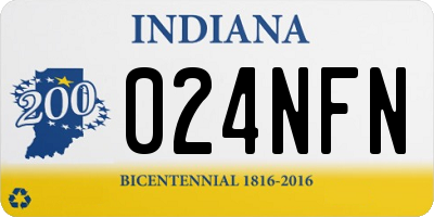 IN license plate 024NFN