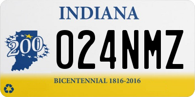 IN license plate 024NMZ