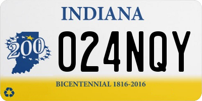 IN license plate 024NQY