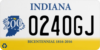 IN license plate 024OGJ