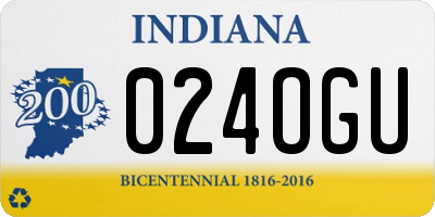 IN license plate 024OGU