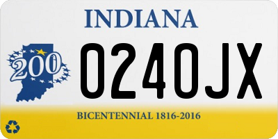 IN license plate 024OJX