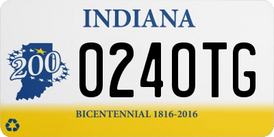 IN license plate 024OTG