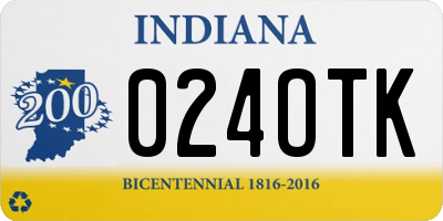 IN license plate 024OTK