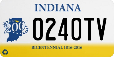IN license plate 024OTV